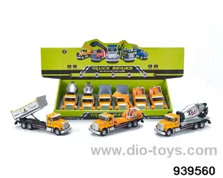 1:24 Alloy Pull Back Car in 6pcs display box