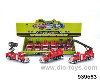 1:24 Alloy Pull Back Car in 6pcs display box
