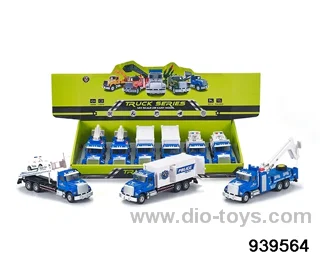1:24 Alloy Pull Back Car in 6pcs display box