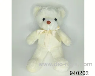 55cm White Scarf Bear in Hangtag