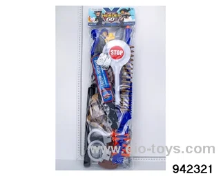 Military police suit in PVC bag
