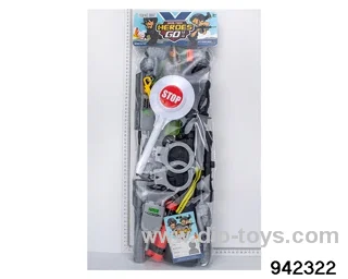 Military police suit in PVC bag