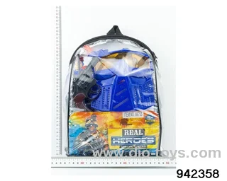 Military police suit in Packsack
