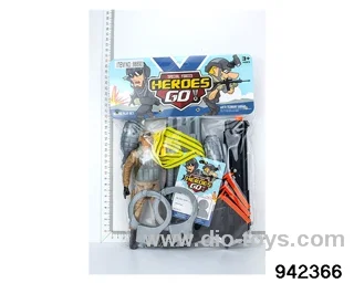 Military police suit in PVC bag