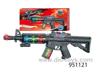 3D light b/o gun in color box