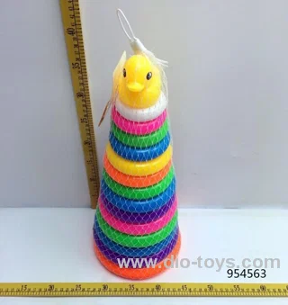 Rainbow ring in net bag