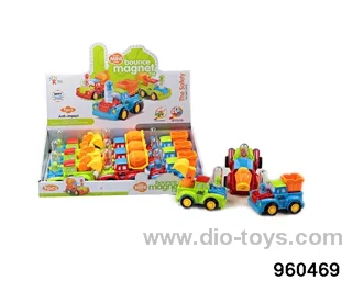 Magnetic Levitation Engineering Vehicle in 9pcs display box