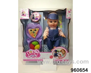 13inch Doll (will absorb water, pee with 13 sounds) in window box