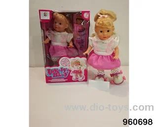 16inch Doll (can skate, sing, has lights) in window box