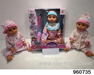 14inch Doll (sucking will grow up and sleep doll) in window box
