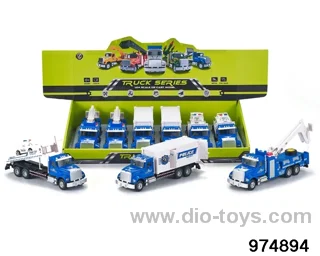 6pcs 1:24 pull back alloy car with light and sound/include 3*AG13