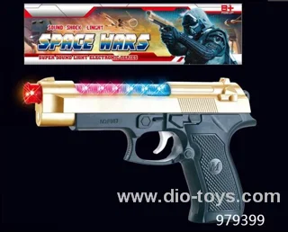 B/O gun with light and sound