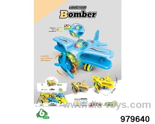 6PCS Inertia toy with flash included battery