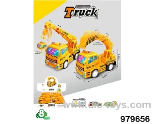 8PCS Inertia toy with flash included battery