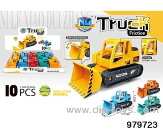 10PCS Inertial Engineering Vehicle