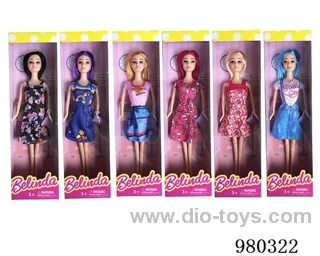 11 inch doll/6 asstd