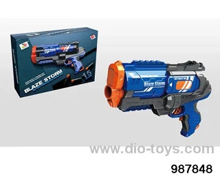 B/0 soft bullet gun (15 bullets) in color box