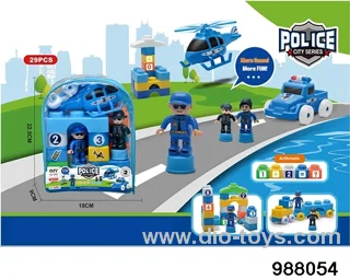 City Police Series in PVC packsack 29PCS