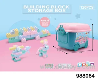 Building block storage box in Barrel 120PCS