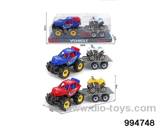 Inertia racing car towing scooter in PVC cover