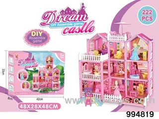 DIY villa set in color box