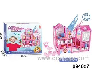 DIY villa set in color box