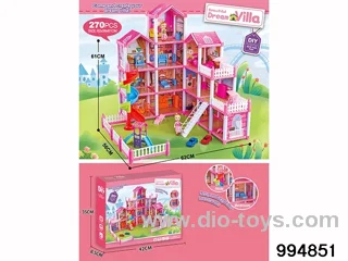 DIY villa set in color box