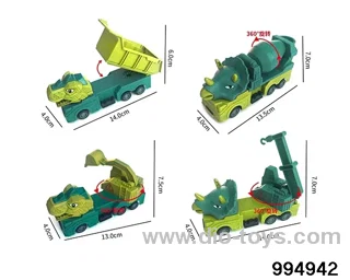 Dinosaur return engineering vehicle in opp bag
