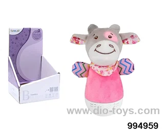 Tumbler night light pink cow in display box