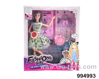 11 inch Barbie doll suit in window box
