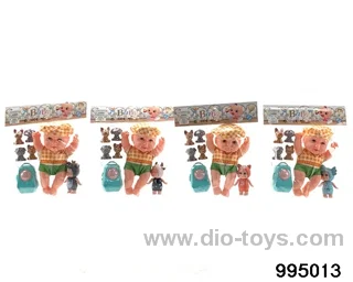 8-inch enamel expression doll with forest doll and plastic film in PP bag with header