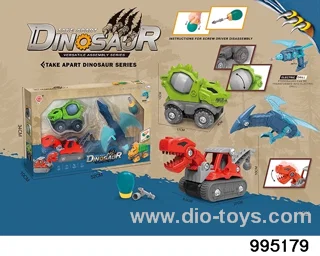 DIY Disassembly and Assembly Dinosaur in window box