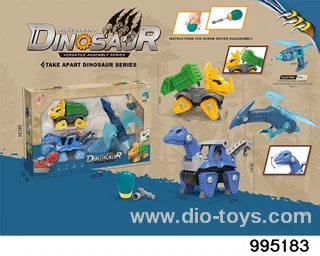 DIY Disassembly and Assembly Dinosaur in window box