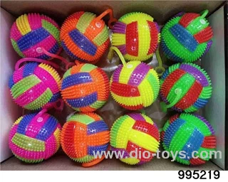 7.5 volleyball in display box