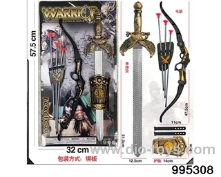 Bow and arrow single eagle sword suit in Tied On Card