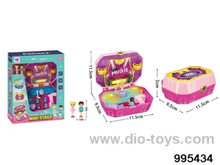 play house toy in color box