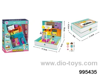 play house toy in color box