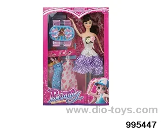 Barbie doll suit in window box