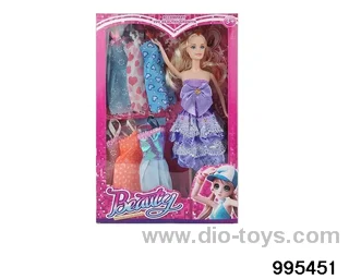 Barbie doll suit in window box