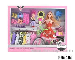 Barbie doll suit in window box