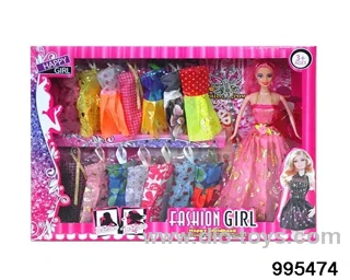 Barbie doll suit in window box