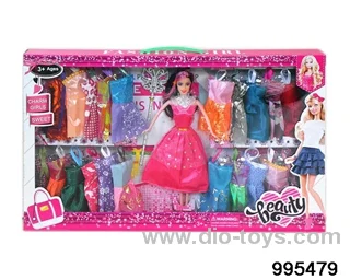 Barbie doll suit in window box