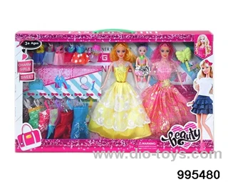 Barbie doll suit in window box