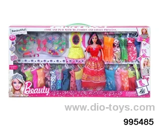Barbie doll suit in window box