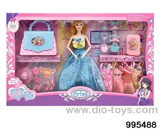 Barbie doll suit in window box