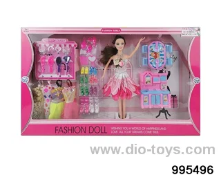 Barbie doll suit in window box
