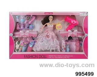 Barbie doll suit in window box
