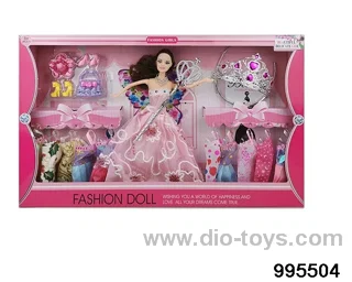 Barbie doll suit in window box