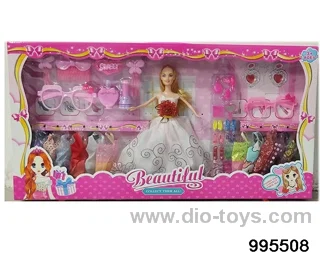Barbie doll suit in window box
