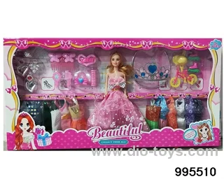 Barbie doll suit in window box